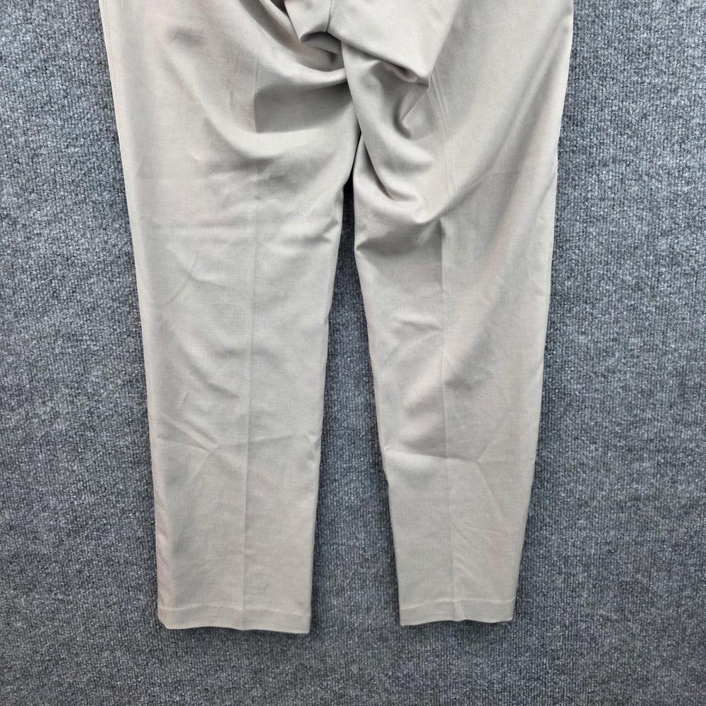 Peter Millar Men's Classic Fit Flat Front Chino Dress Pants Tan Size 33 EB50 - Picture 4 of 12